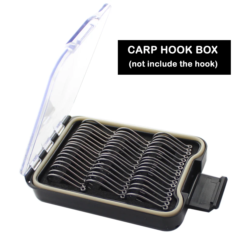 

1pcs Carp Fishing Hook Storage Box Carp Ronnie Rigs Fishhooks Storage Organizer Box For Carp Fishing Feeder Terminal Tackle