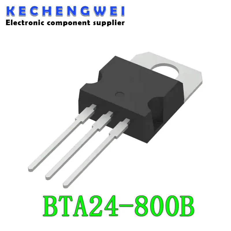 

10PCS BTA24-800B TO-220 BTA24-800 TO220 BTA24 24-800B