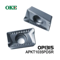 oke apkt1035pdsr op1215 apkt1035pdsr op1315 apkt1035 cnc carbide inserts for steelstainless steel 10pcsbox