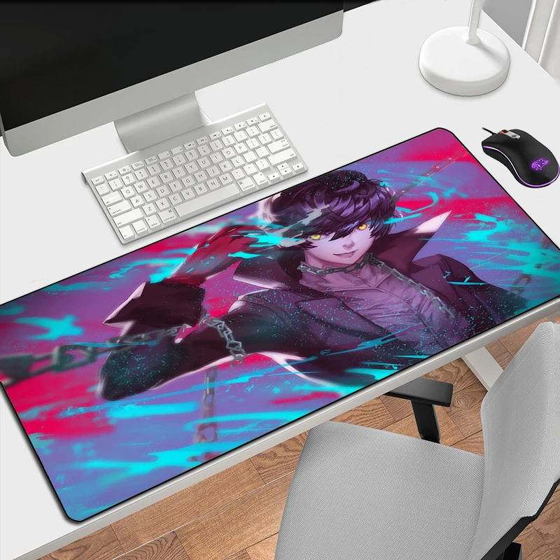

Person 5 Mousepad Mat Pads Large Xxl Pc Mice Keyboards Mouse Mats Mause Pad Gaming Accessories Gamer Keyboard Desk Protector