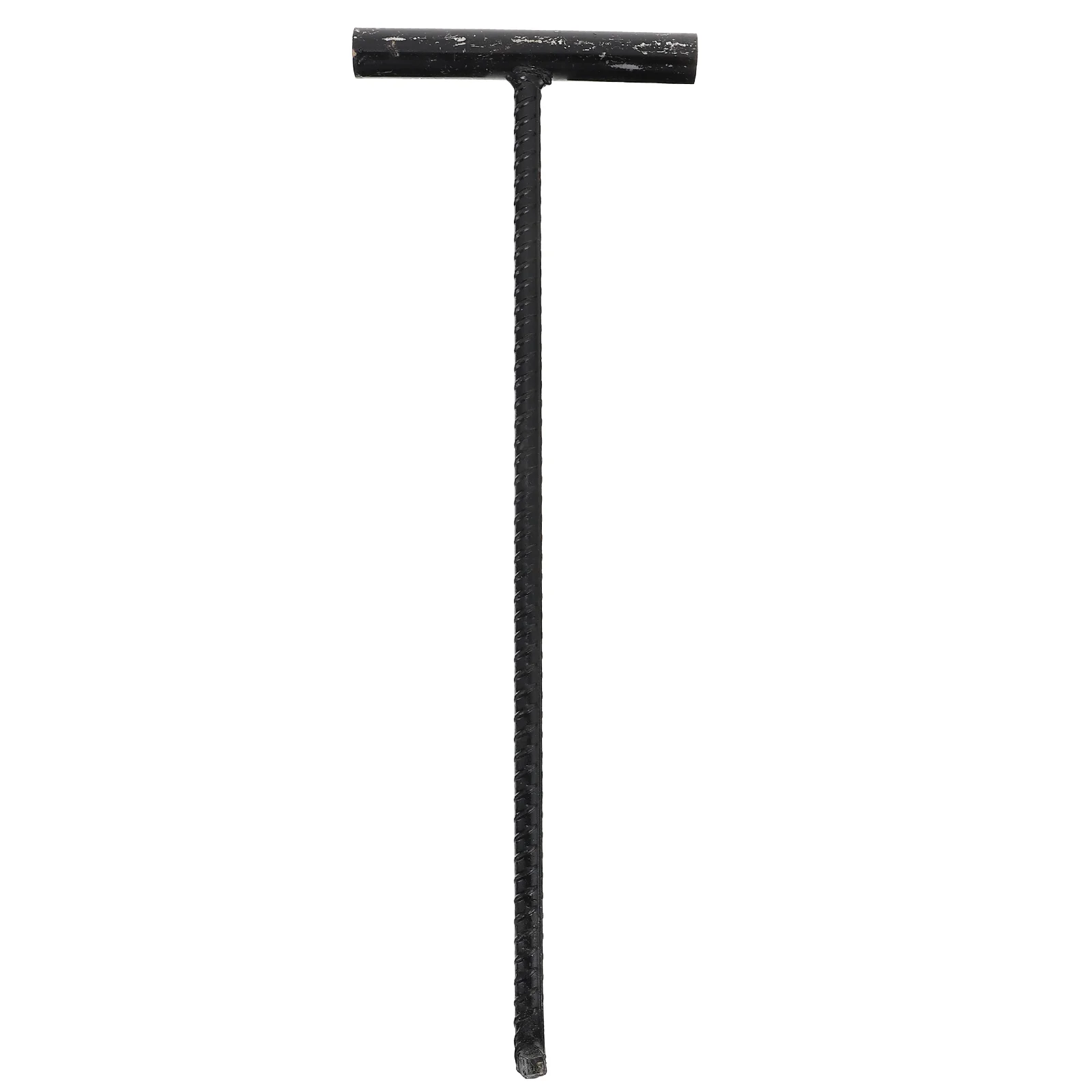 

T-hook Sewer Heavy Duty Lift Tie Rod Manhole Cover Lifter Tool Steel Well Lifting