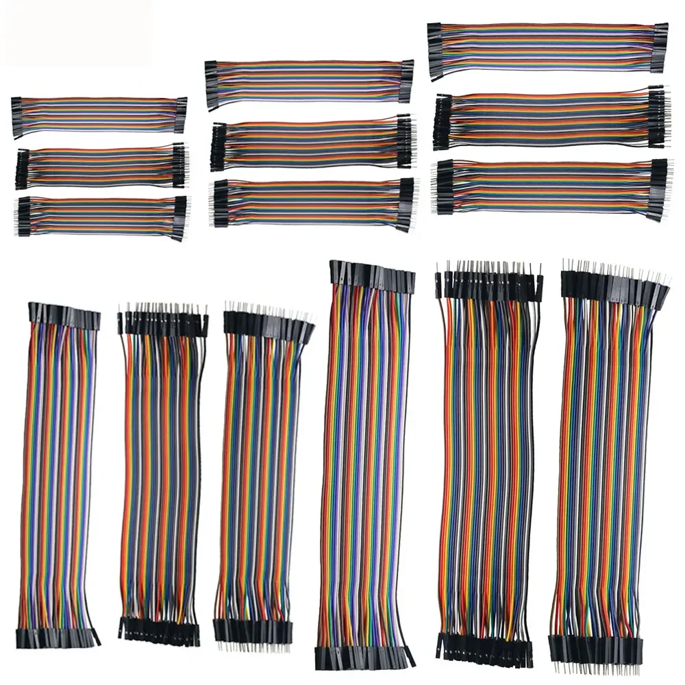 Dupont Line 10CM/15CM/20CM/30CM/40CM Male to Male+Female + Female Jumper Wire Cable for arduino DIY KIT