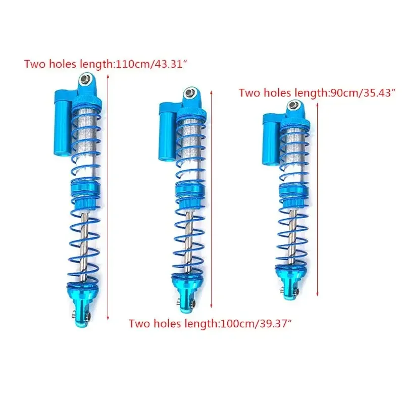 Регулируемый масляный амортизатор 90 110 120 мм металлический демпфер для 1/10 RC Crawler