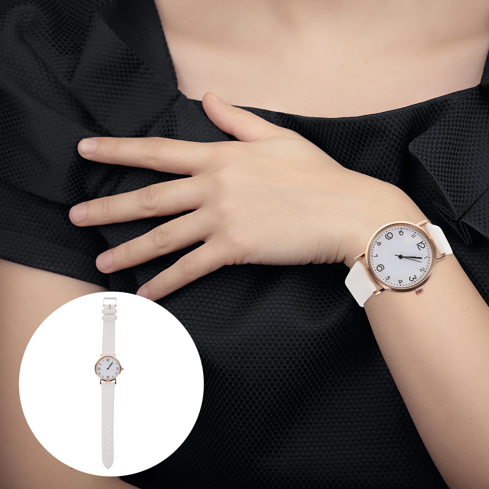 

Ladies Watch Women Women's Watches Female Band Minimalist Wrist Casual PU Strap