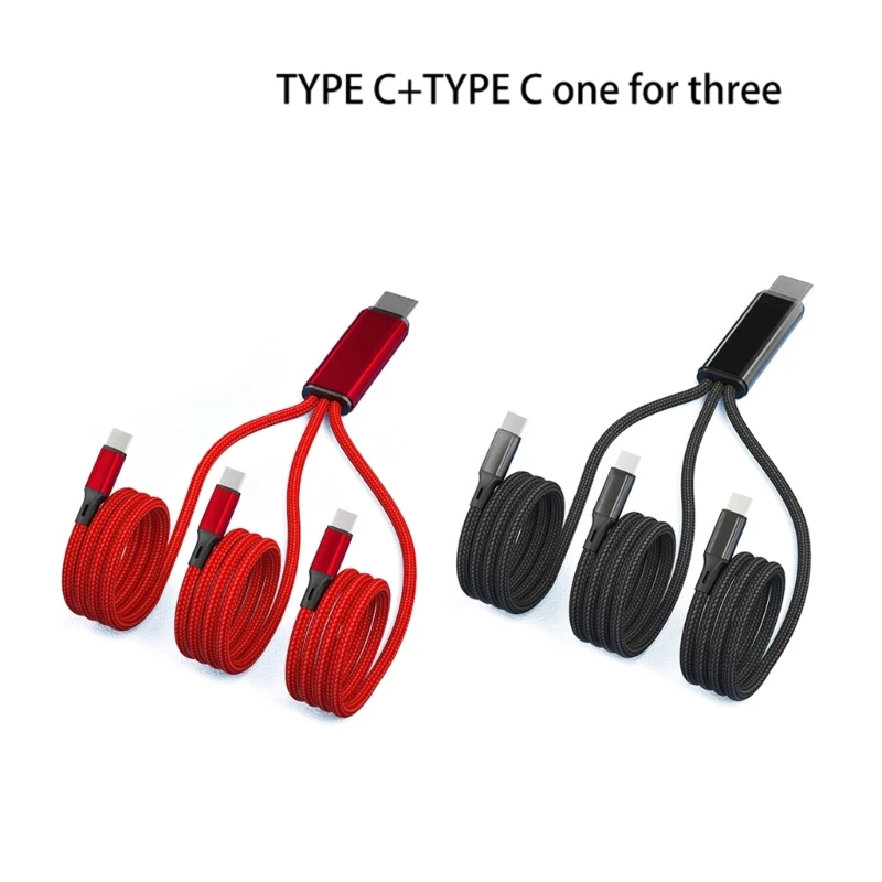 3 in 1 USB Type C Cable USB C to Type C Charging Cable 5V 2A For Samsung Huawei Xiaomi phone tablet