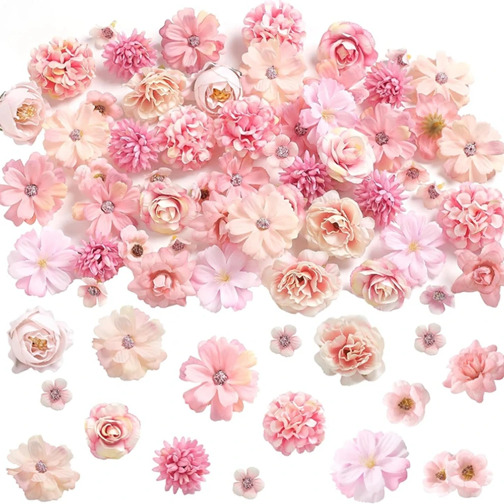 

Искусственные розы шелковые 46 шт.