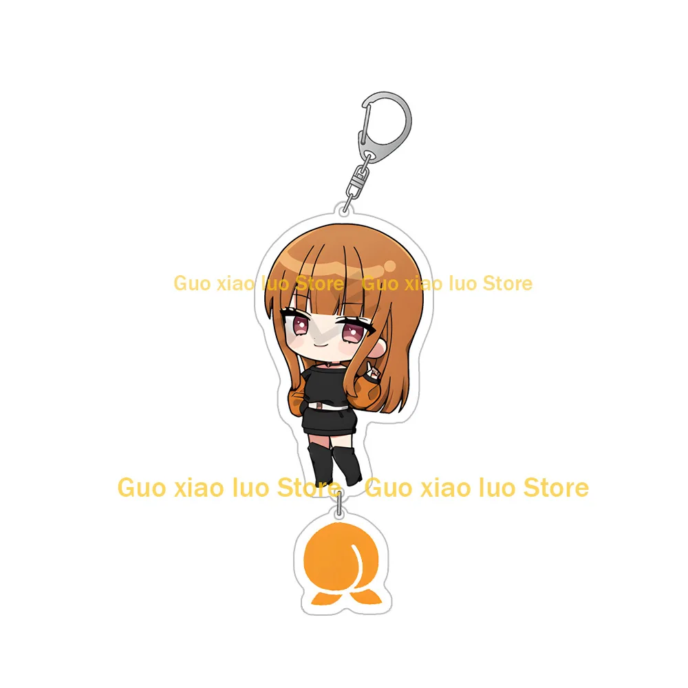 VTuber Красочный персиковый JPAPA Noa Yuankun Tattsun Siva DNQ Uri Eto Hiro Mofu Двойной акриловый брелок для ключей Сумка кулон Аниме брелок (art.: 3920cdbc85418) - 3920cdbc85418
