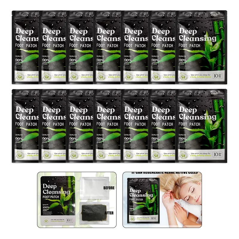 

10-50PCS Detox Foot Patches for Stress Relief Deep Sleep Natural Herbal Treatment Body Clean Toxins Adhesive Foot Pads Foot Care