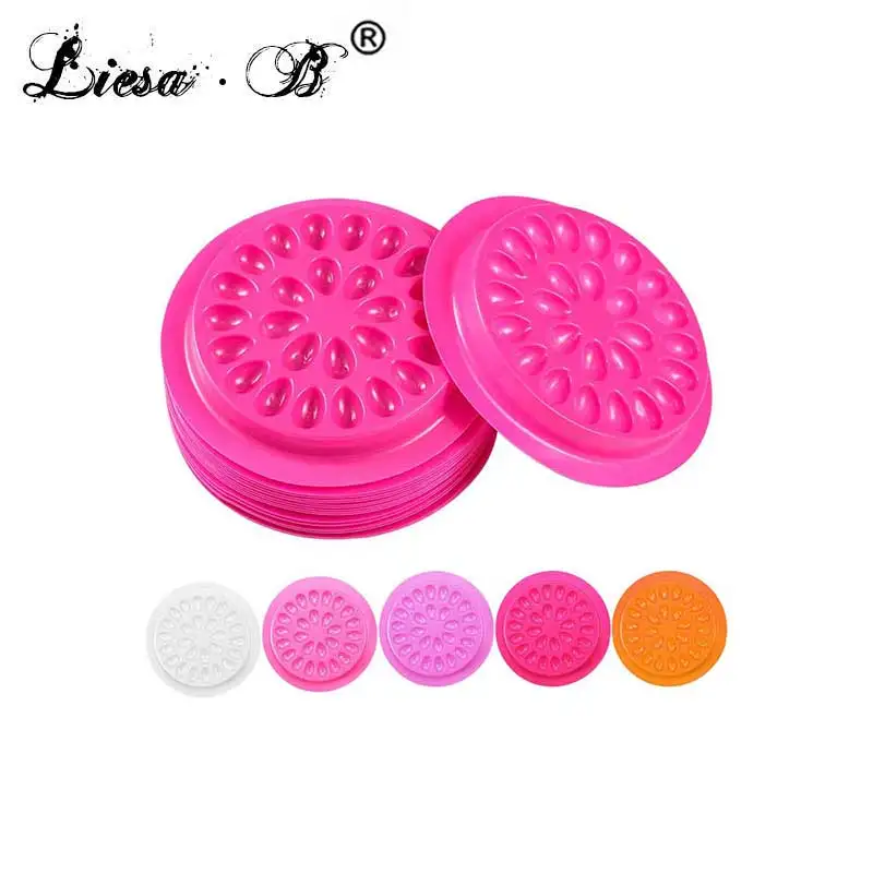 

20/50/100/200 шт., пластиковые поддоны для наращивания ресниц