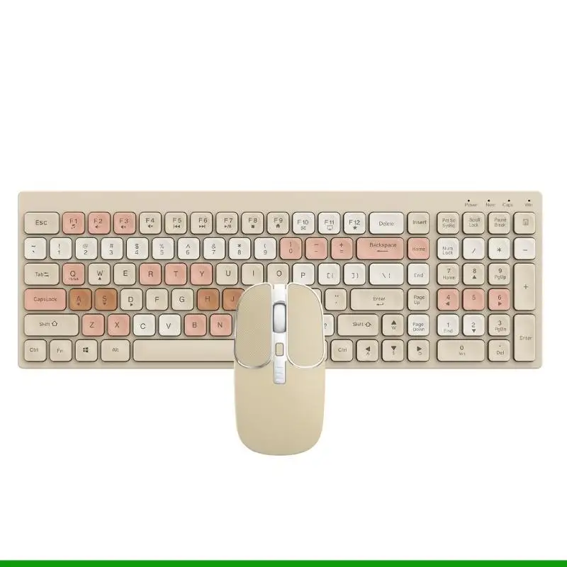 Фото U55C BK100 Портативная двухрежимная (BT+2,4 ГГц) перезаряжаемая мини-беспроводная клавиатура со 105 клавишами №2