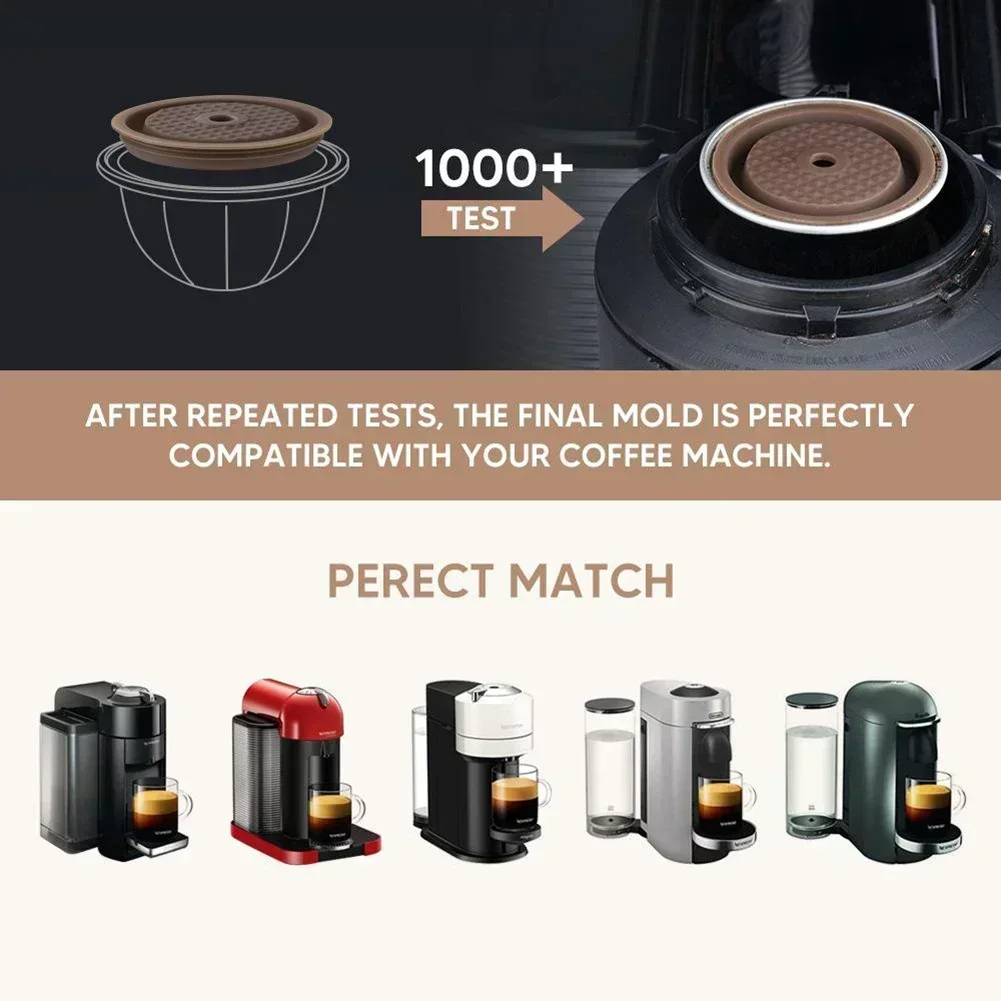 Для Nespresso For-Vertuo Next многоразовая силиконовая крышка для кофейной капсулы
