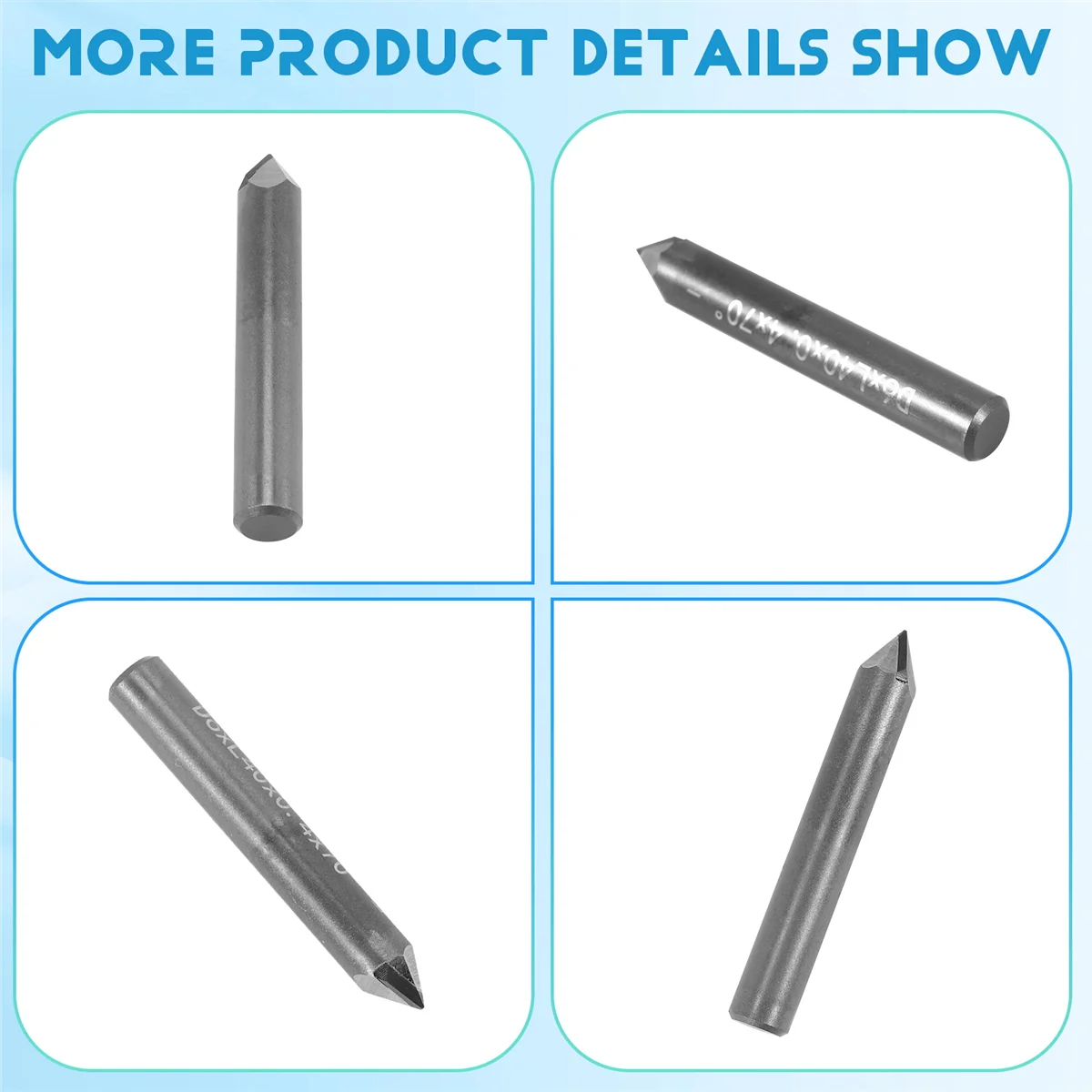 PCD Алмазные гравировальные насадки гравер инструменты для резьбы с ЧПУ карбидная