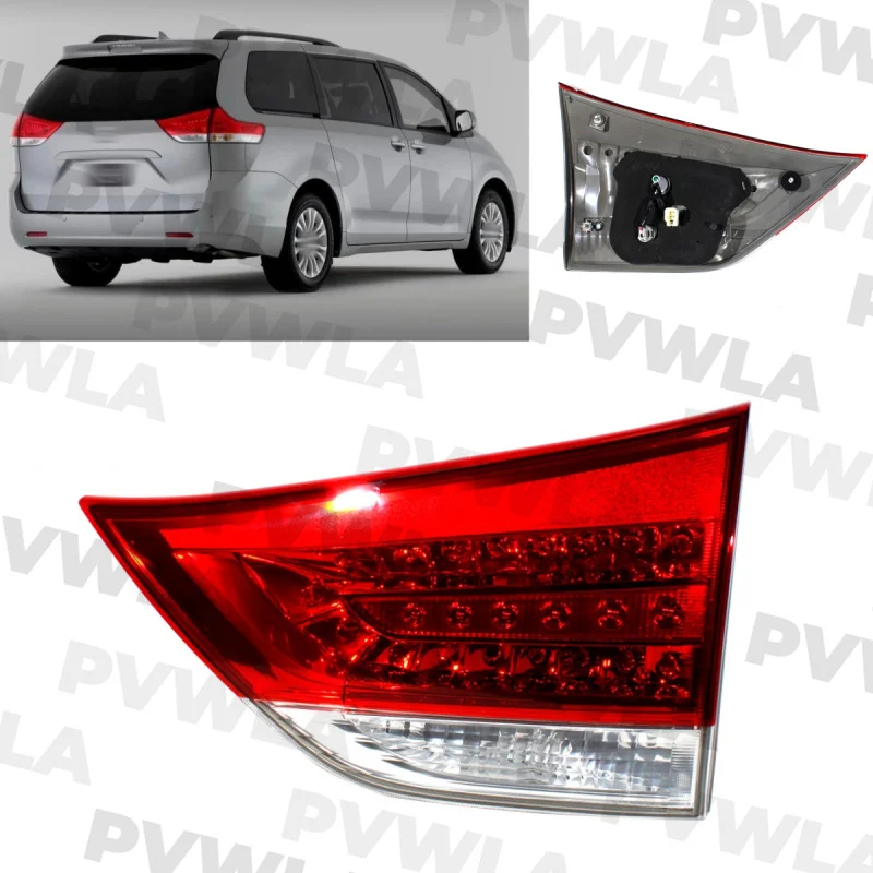

Для Toyota Sienna 2011, 2012, 2013, 2014, 81590, внутренняя сторона, фонарь заднего хода в сборе 08011-