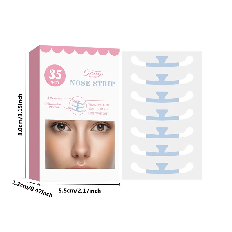 35 шт. специальные термоусадочные полоски для носа маленькие носовые узкие тонкие