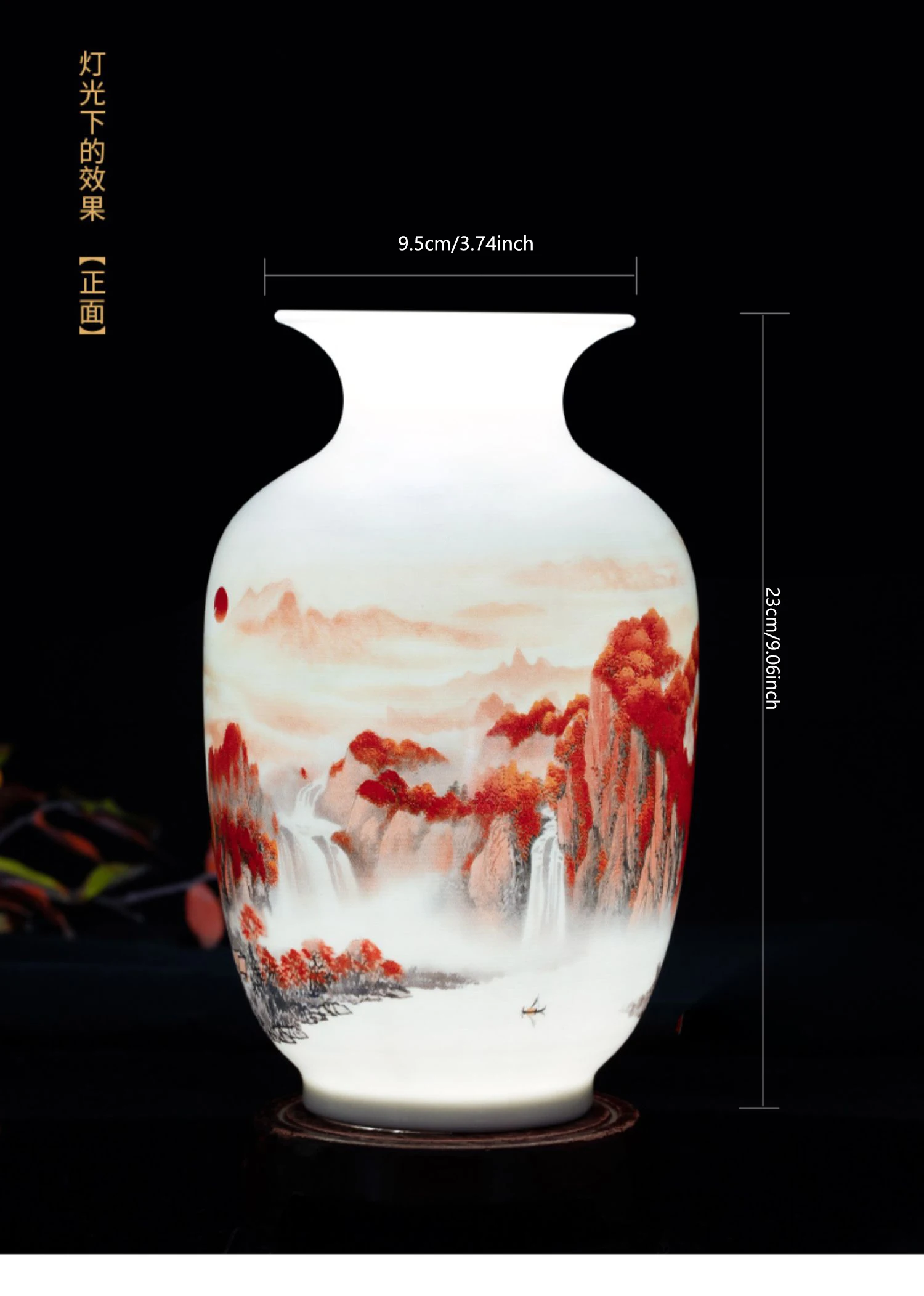 

Керамическая фотография Цзиндэчжэнь, цветочная композиция, Китайские Изделия для гостиной