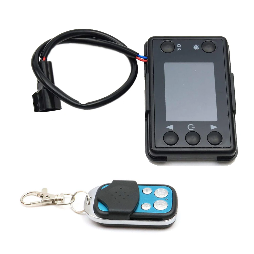 

Автомобильный парковочный обогреватель, 4 кнопки, дистанционное управление, ЖК-дисплей, таймер ВКЛ/ВЫКЛ, аксессуары для систем отопления