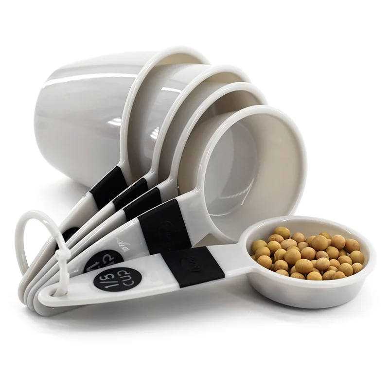 

5Pcs/Set Cups Spoons Set Measuring Tools DIY Baking Supplies Portable Stackable Combination Plastic Measuring Spoon Kitchen Tool