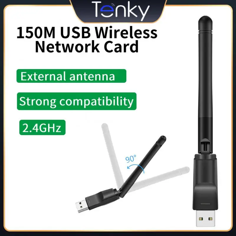

Wifi Adapter Usb Wireless Network Card Computer Accessories Wireless Network Card 150mbps 802.11n/g/b Ethernet 2.4g Antenna Usb