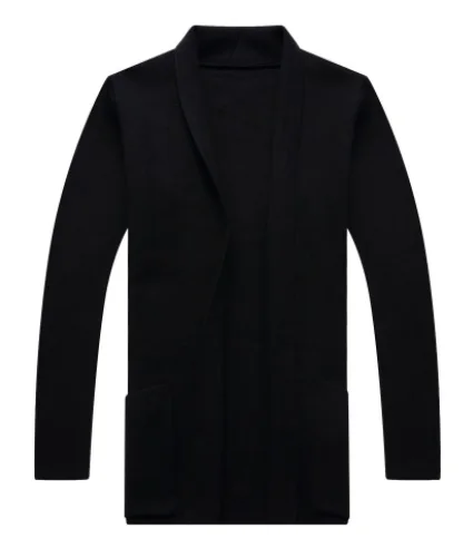 2022NEW Sweater Coats Men New Fashion 2022 Autumn Men's Slim Long Solid Color Knitted Jacket Fashion Men's Casual Sweater