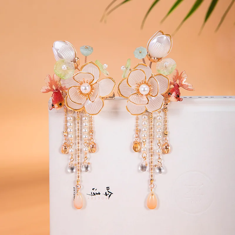 Шпилька для волос в китайском стиле девушек ретро прекрасная Фея Hanfu украшения