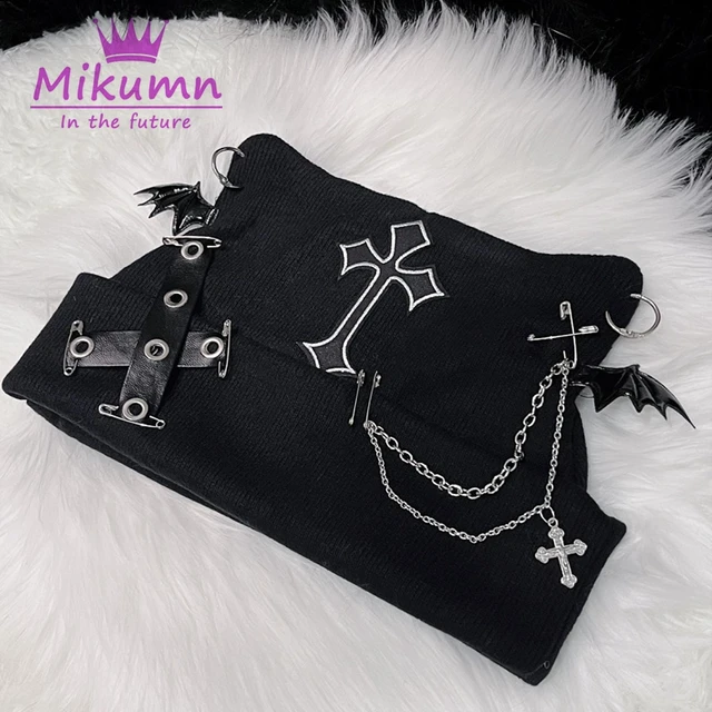 Gothic Cat Ear & Bat Wing Beanie 5