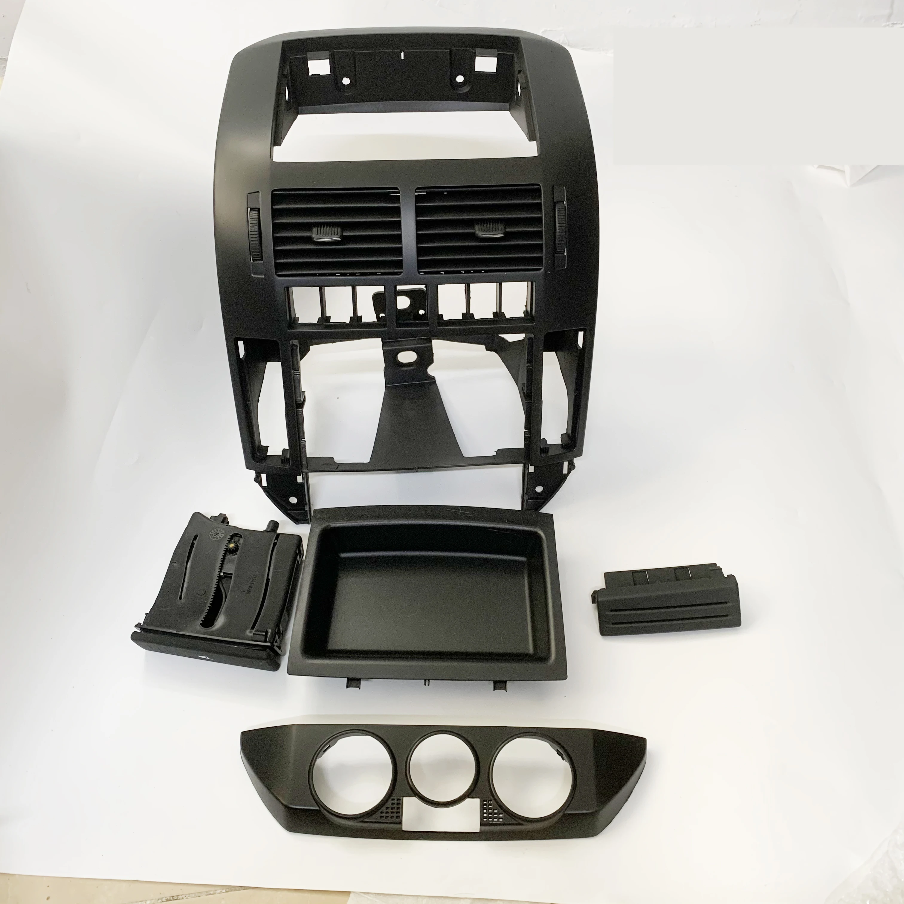 

5PCS/Kit of Dashboard Air Vent Central Console Panel Cover Air Vent Card Slot Cup Holder Debis Box For VW POLO 9N POLO