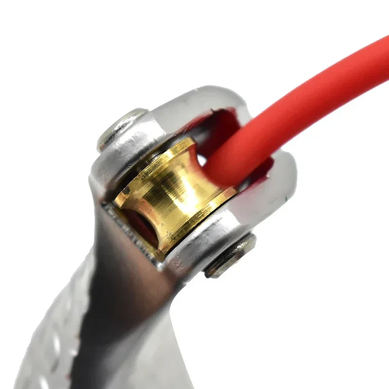 Серебряный шкив высокоэластичная Рогатка с тиснением противоскользящая