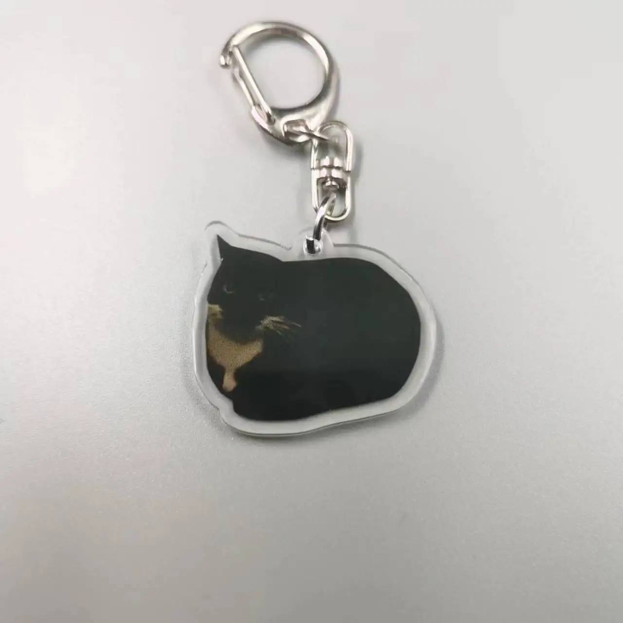 2023  Cute Garbage Bag Cool Memes Keychain 3D Modeling Banana Cat Hooded Cat Race Cat Maxwell Cat Student Gift Keychain Accessor