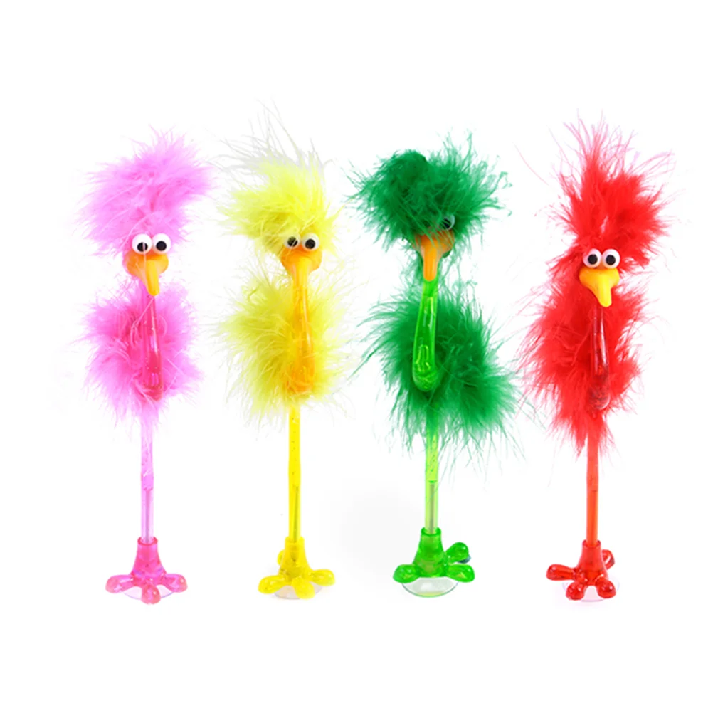 

Pen Pens Ballpoint Writing Signing Signaturestocking Stuffers Supplies Cartoon Men Guest Ostrich Decoration Student Office Party