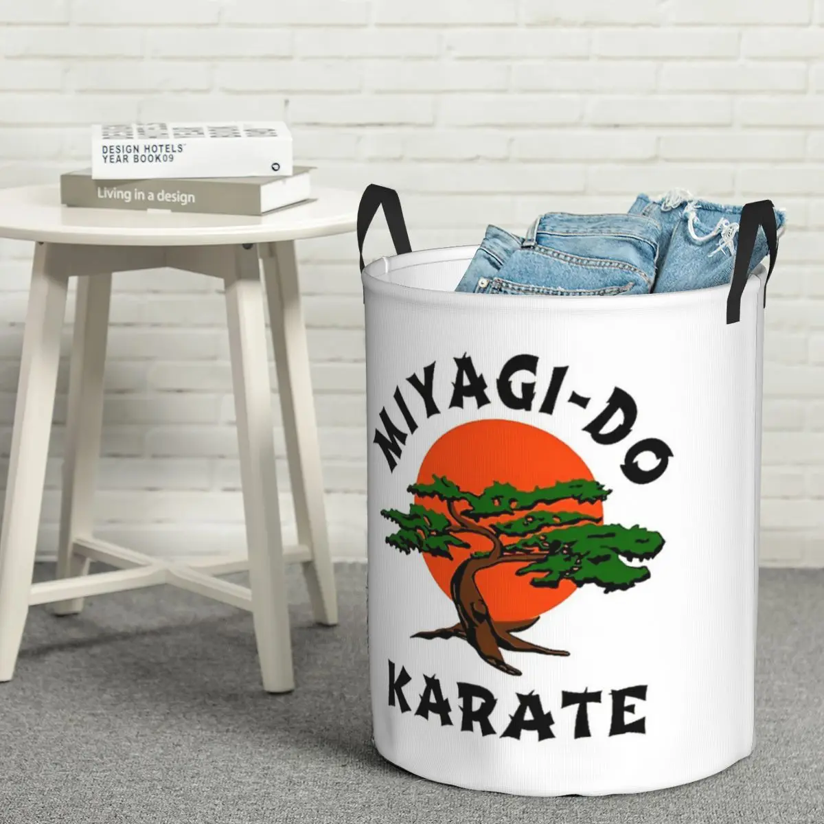 Фото Складная корзина для белья Miyagi Do Karate, домашний органайзер, детская корзина для стирки, домашний органайзер №1