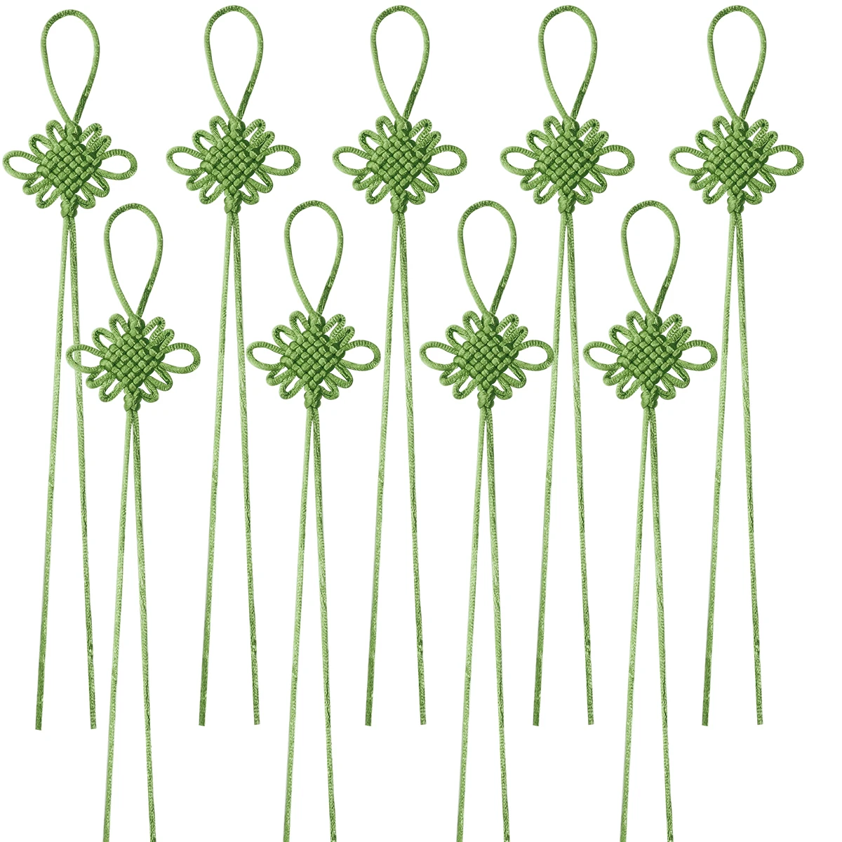 

10PC Mini Chinese Knots Tassels Pendant Accessories Home Textile Curtain Clothing Tassel Handicraft Rope DIY Decorative Material