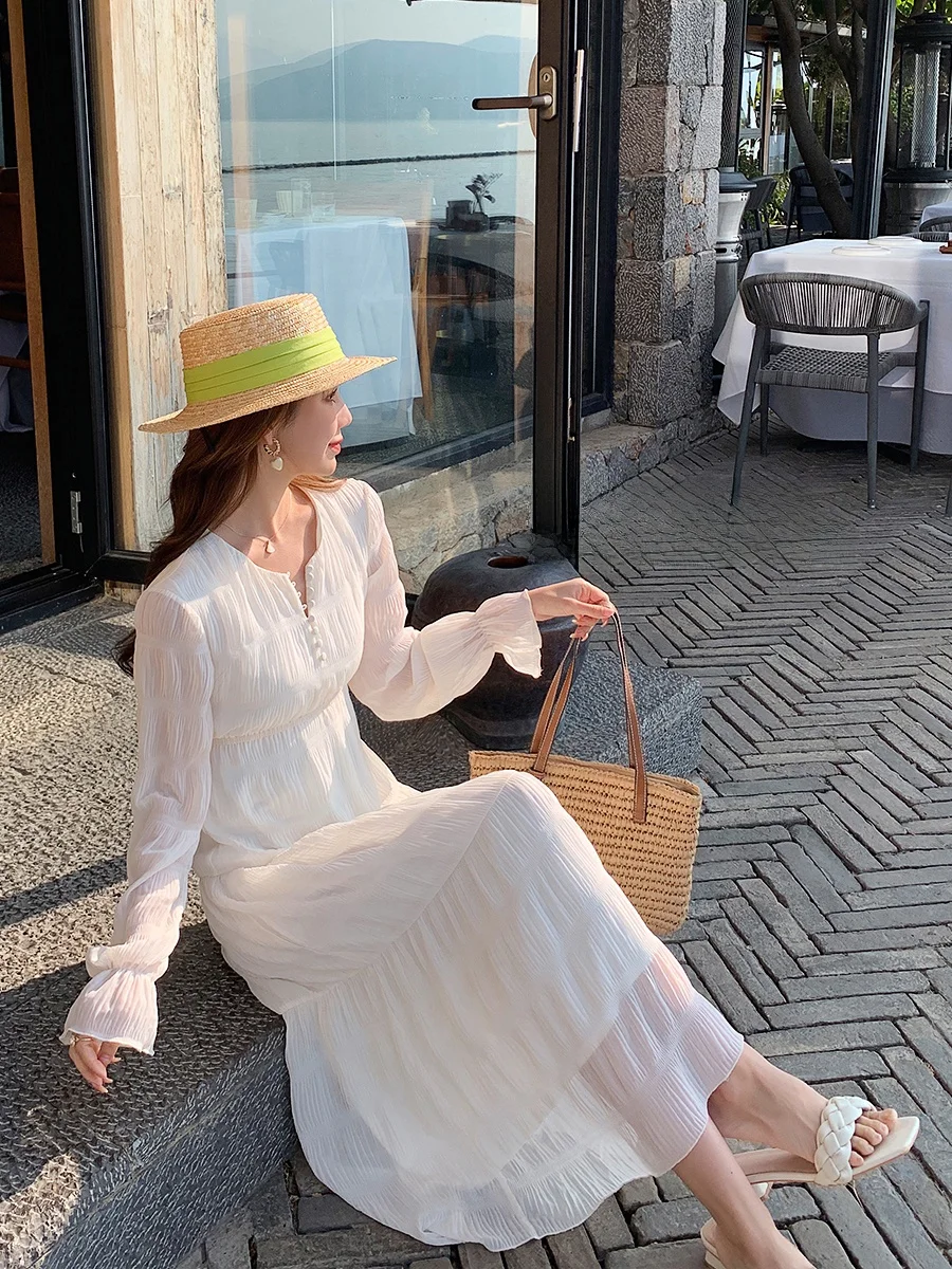 [ОГРАНИЧЕННОЕ время скидка 60%] Плиссированное платье феи Lady Island Song для