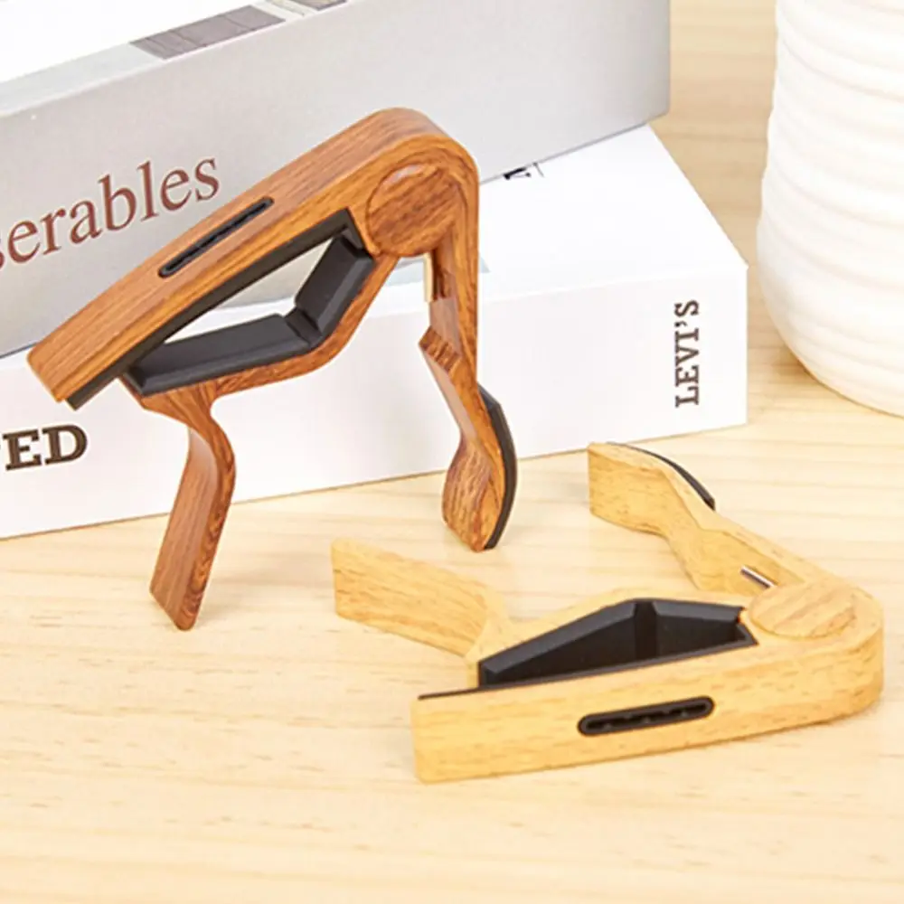 Гитарный каподастр под дерево с держателем для гитары универсальный