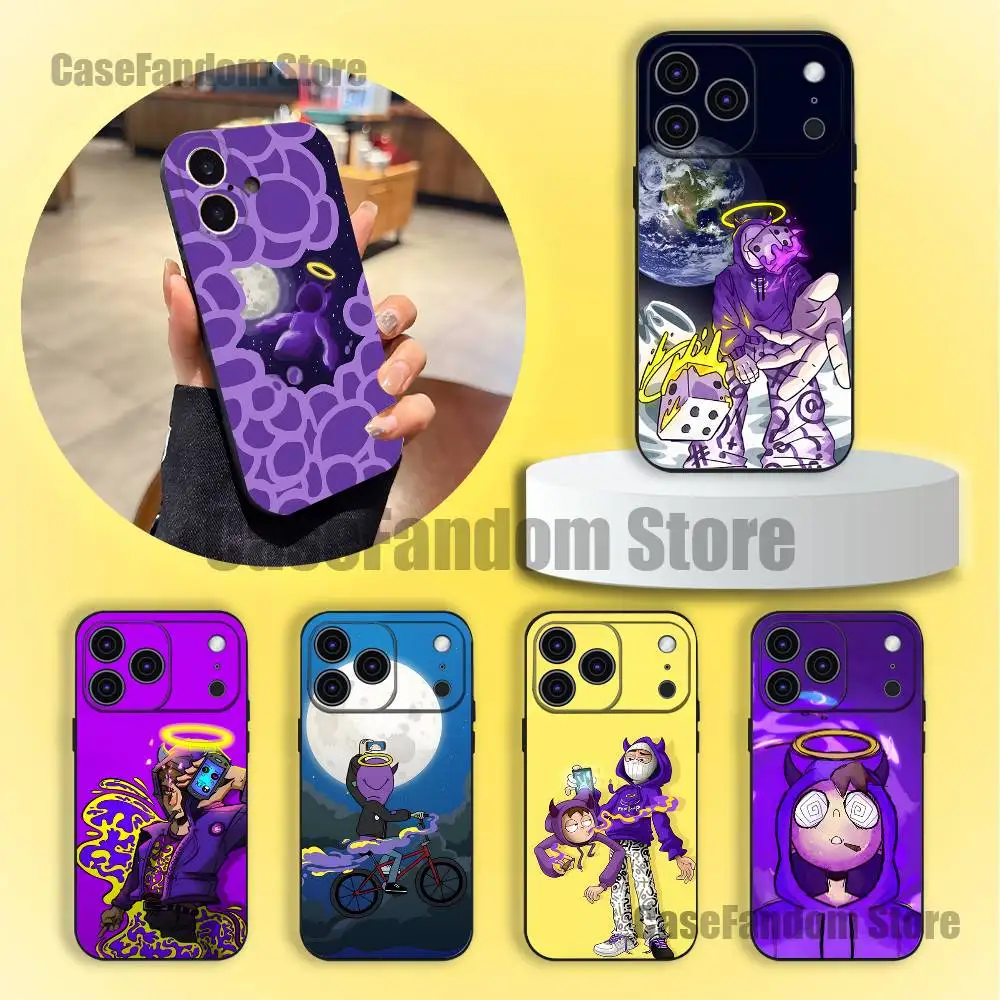 Фото Чехол для телефона Tha Supreme Rapper Thasup для iPhone 17, 16, 15, 14, 13, 12, 11, Pro, Max, Plus, черный, мягкий №1