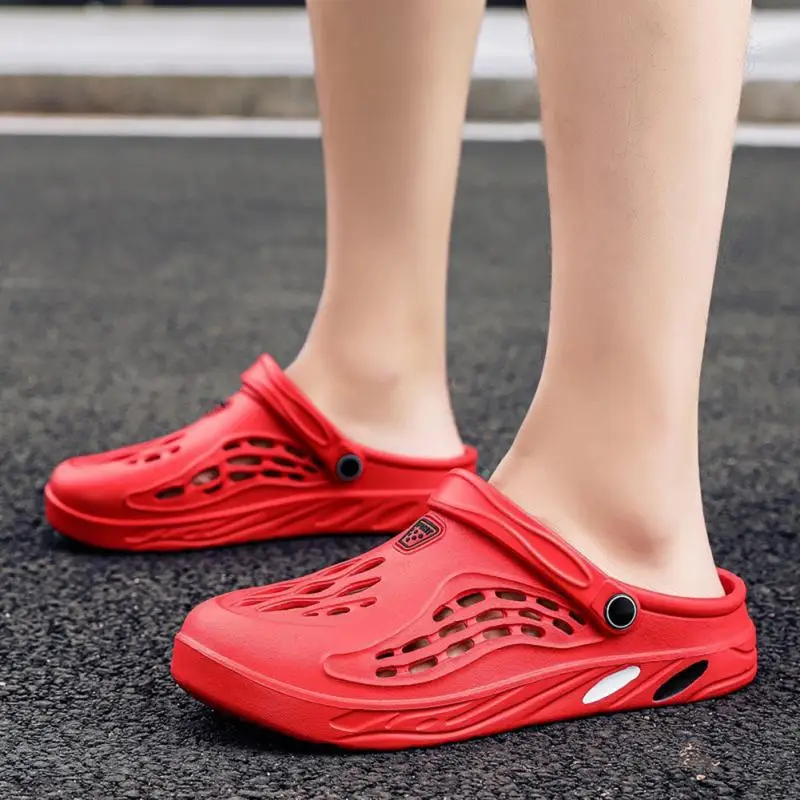 Light Rebound Sandal Reversible Heel Belt Home Slippers Breathable And Comfortable Slippers Waterproof Durable Sandals Anti-skid