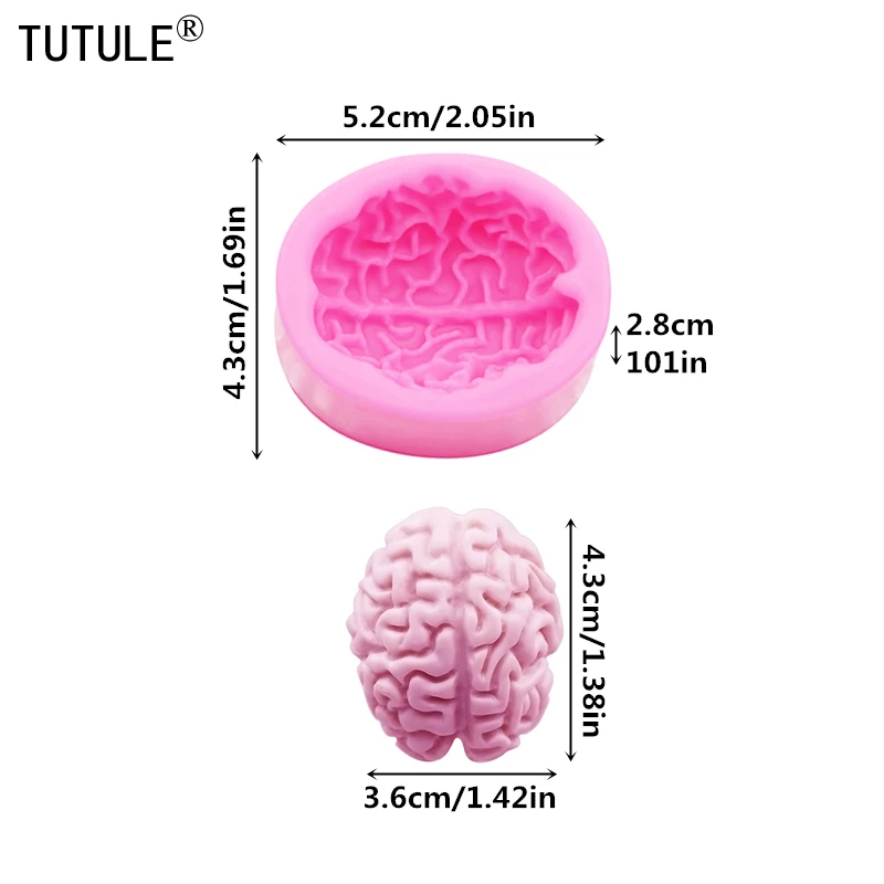 

Силиконовая форма для шоколада TUTULE мозг
