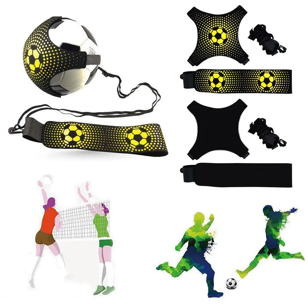 

Adjustable Football Kick Trainer Soccer Ball Training Equipment Elastic Practice Belt Sports Assistance Soccer Solo Practice