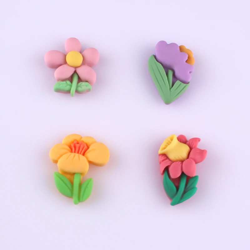 

10 шт. Вишневый цветок клубника морковка плоская обратная сторона кабошон шпилька для волос аксессуары для рукоделия