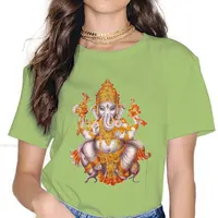 Active  Unique TShirt for Girl Ganesha Ganapati God Of Wisdom India New Design Gift Clothes  T Shirt Stuff Ofertas