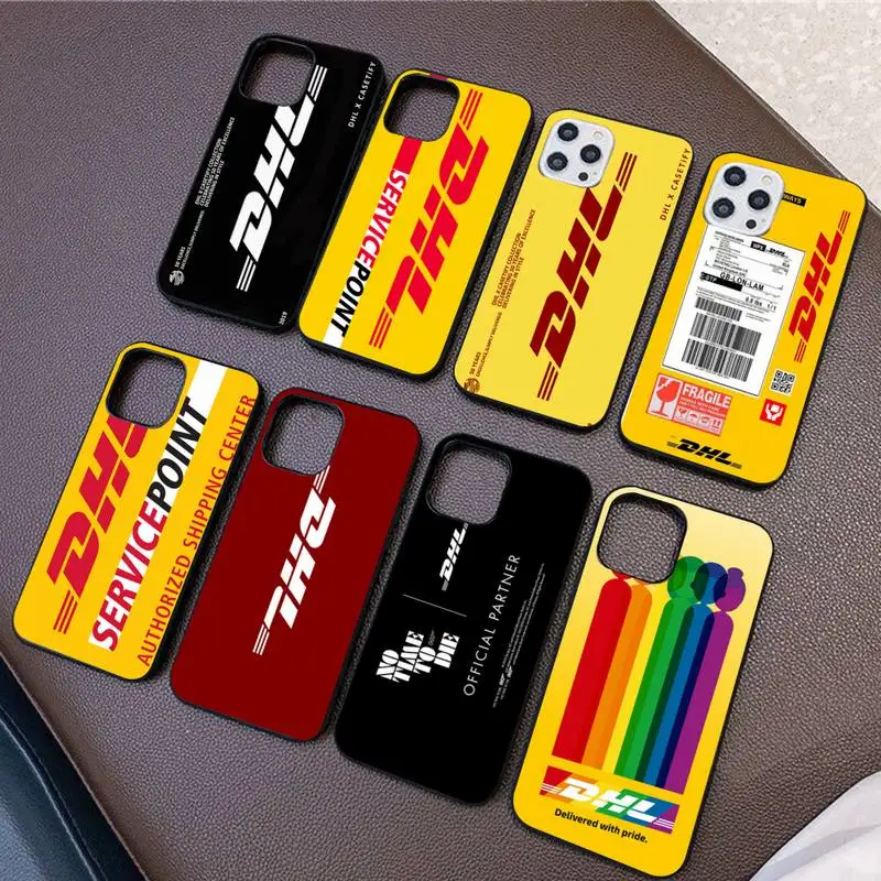 

DHL Hot Express 50th Anniversary Edition Phone Case for iPhone 11 12 13 Mini Pro Max 8 7 6 6S Plus X 5 SE 2020 XR XS Back Cover