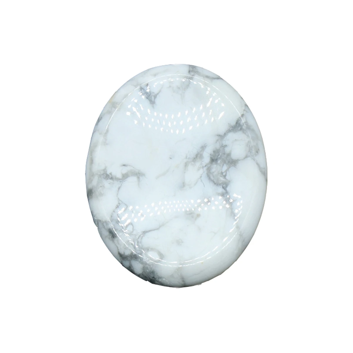 Фото 6 шт., волшебный камень Howlite для снятия стресса, легко носить с собой, лечение чакры, волшебный драгоценный камень, лечебная чакра №4