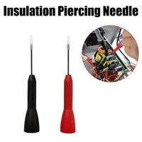 1mm test probe insulation multi meter needle pin for 2mm leads stainless steel extension needle non destructive broken line test