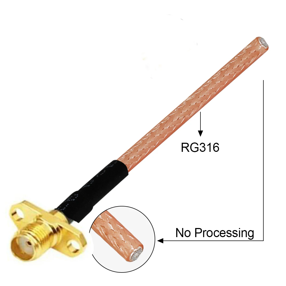 

SMA кабель RG316 DexMRtiC 15/30/50/100 см