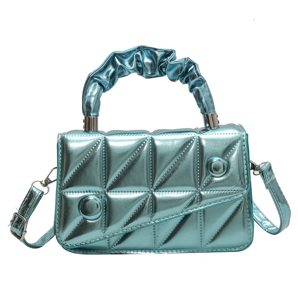 

Messenger Bag Pleated Embroidered Thread Composite Shoulder Bag Large Capacity Women Breathable Durable Fashion Shopping Trip