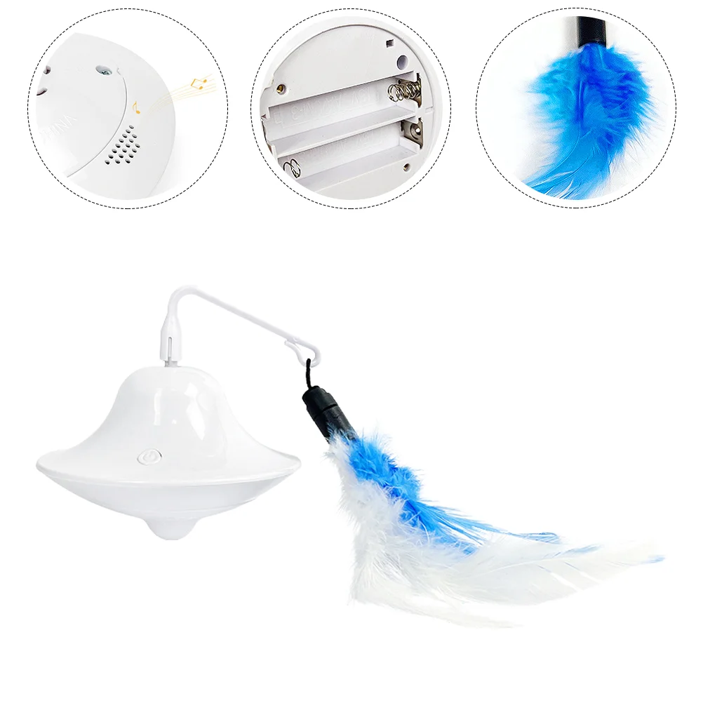 

Интерактивная вращающаяся игрушка для кошек, забавная игрушка для кошек в помещении, вращающаяся игрушка для домашних животных