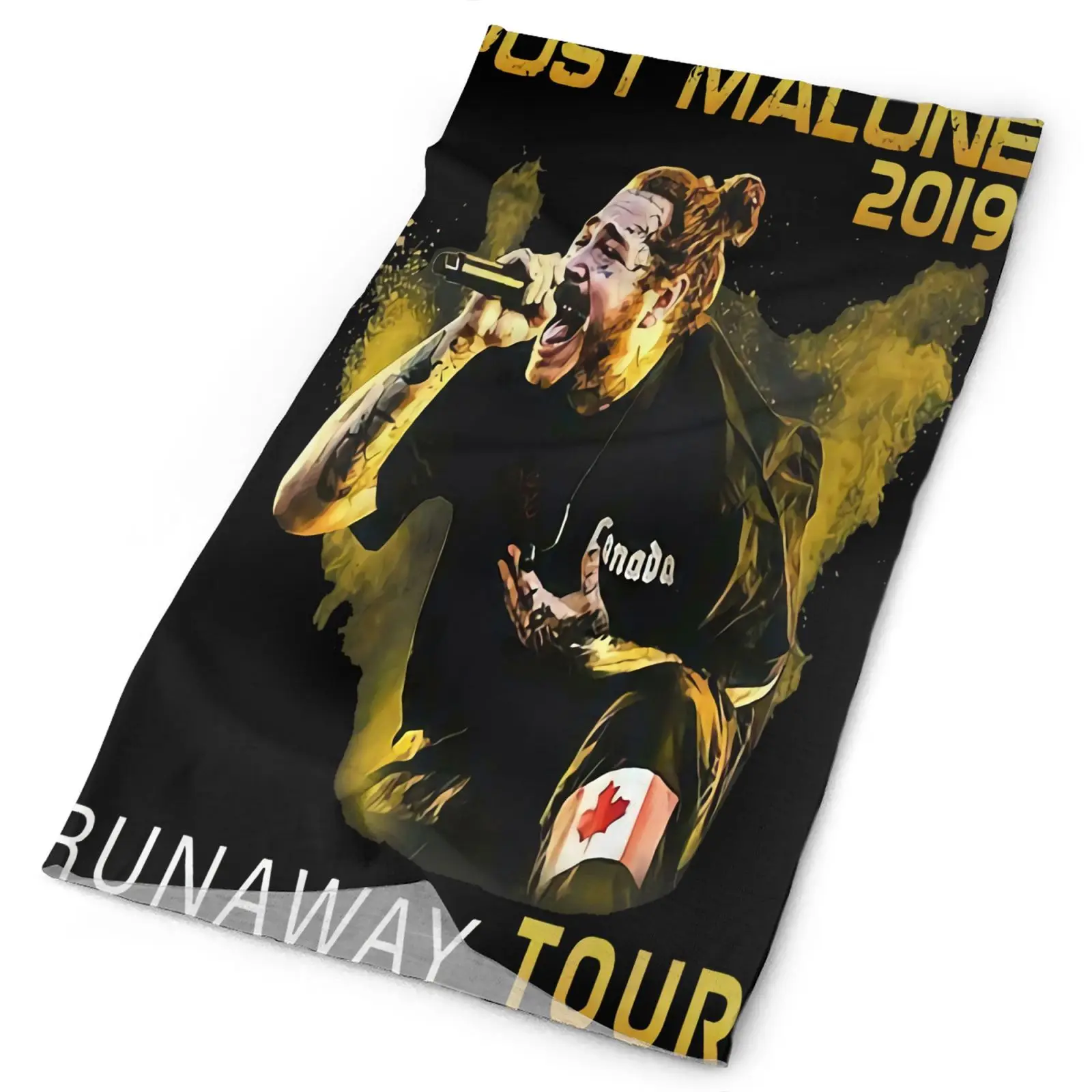 

Мужская бандана Post Runaway Tour 2019 Malone, хип-хоп, бандана, Мужская лыжная маска, бандана, мужские маски, теплая тактическая Мужская шея