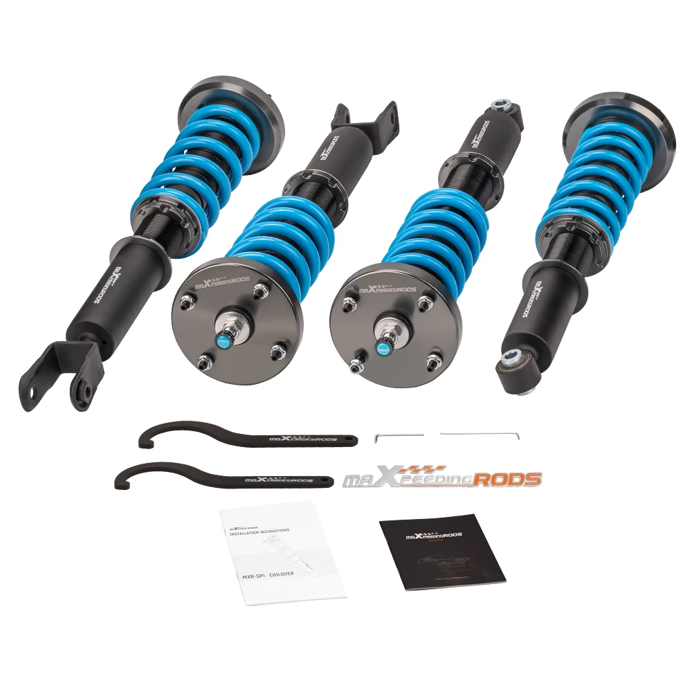 Аддж. Комплект амортизаторов Coilover COT6 для Jaguar XJ8 XJR X350 2003 2004 2005 2006 2007 стойки