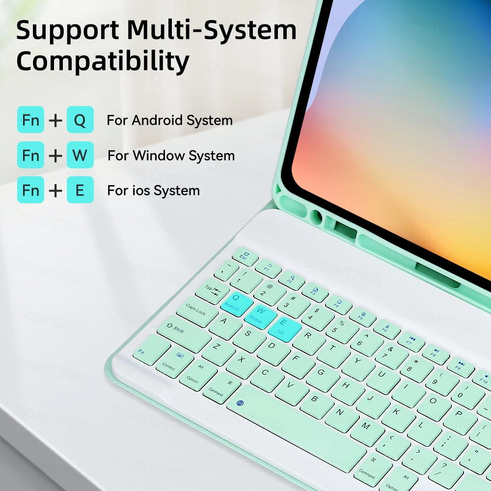 DANYCASE для samsung Galaxy Tab A8 10 5 S6 Lite 4 S7 S8 11 Plus FE 12 чехол с клавиатурой принципиально