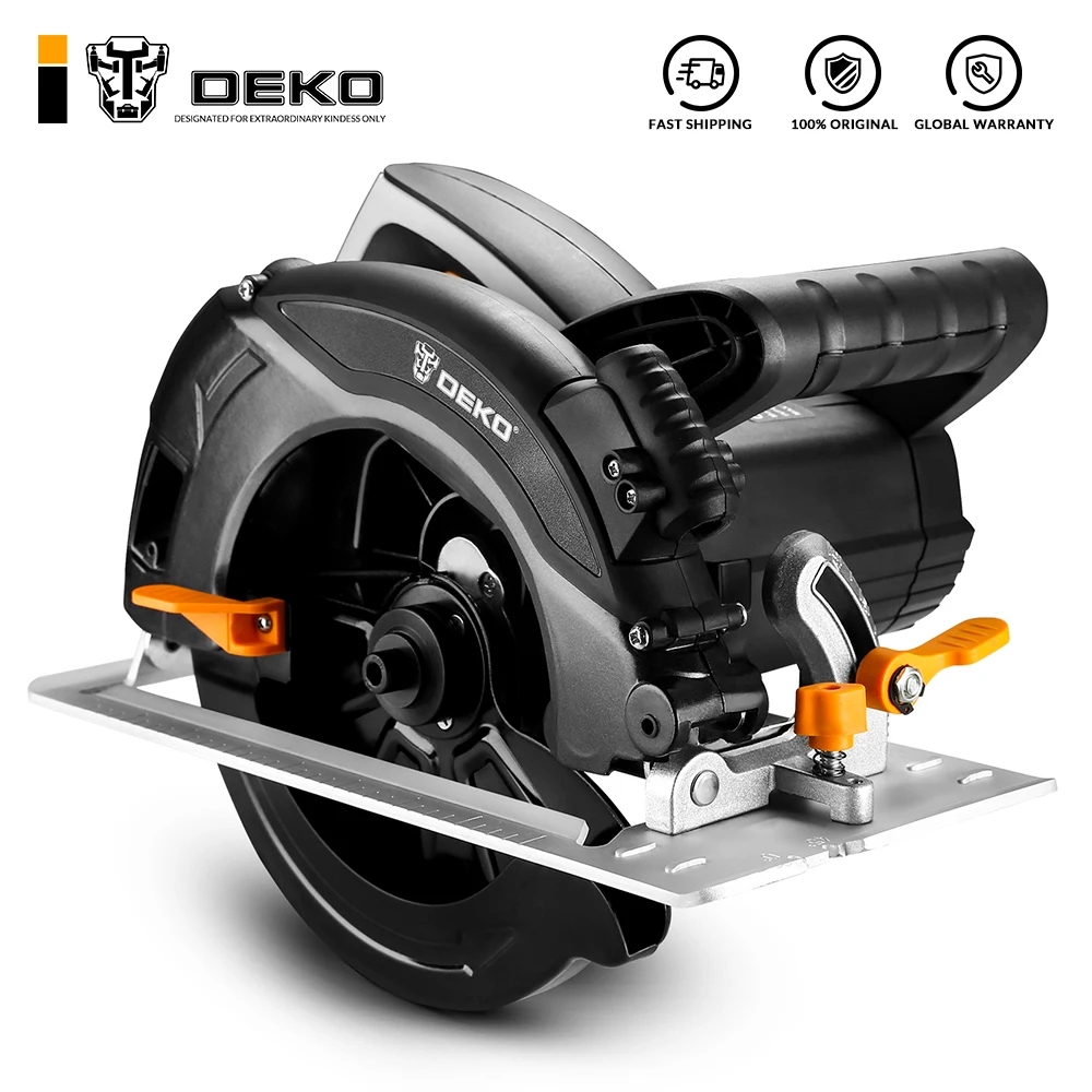 

CIRCULAR SAW HIGH POWER MULTI-FUNCTION WITH LASER/SCALE RULER/BLADE/DUST PASSAGE POWER TOOLS ELECTRIC JIGSAW DEKO DKCS1600