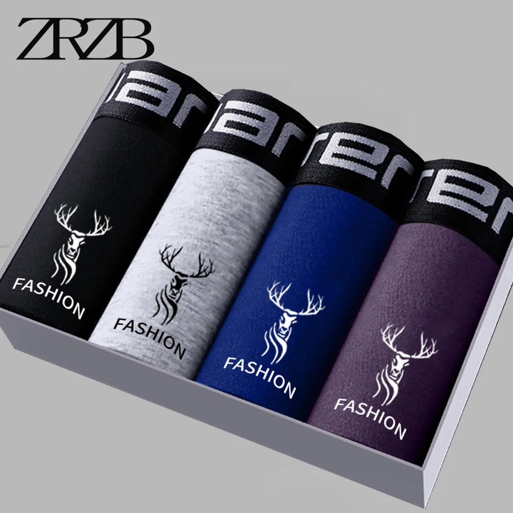 Boxershorts Men Boxers Male Underwear Man Panties Cotton Soft Short Boxer Mens Breathable Comfortable Boxer Underpants L-4XL